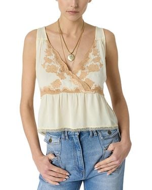 Gerard Darel Celisa Peplum Hem Top - Blue
