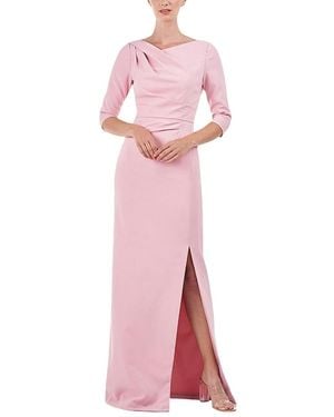 Kay Unger Margerite Column Gown - Pink