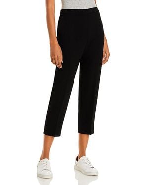 Theory Admiral Crepe Treeca Pull-On Pant - Black