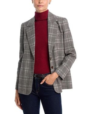Alice + Olivia Michael Boxy Single Breasted Blazer - Red