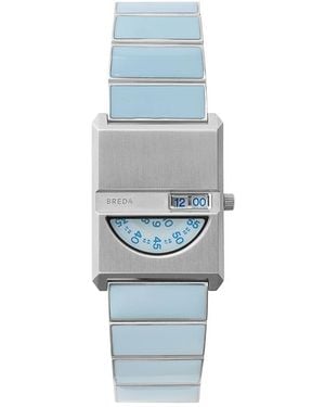 Breda Pulse Tandem Watch, 20Mm X 26Mm - Blue