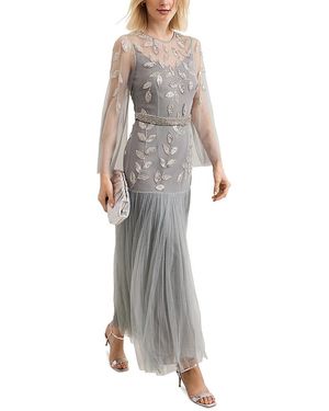 Phase Eight Trish Beaded Dress - Gray