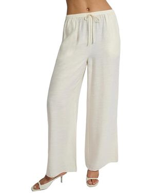 Onia Crinkle Wide Leg Drawstring Pant - White