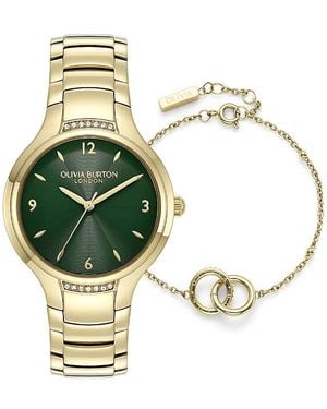 Olivia Burton Lea Watch Gift Set, 34Mm - Metallic