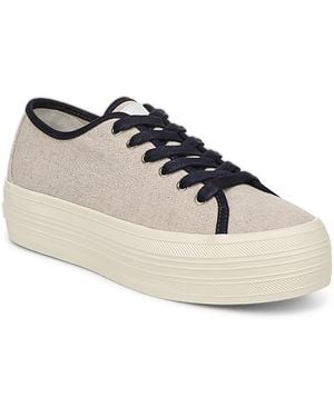 Veronica Beard Truett Platform Sneakers - Natural