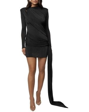 JLUXLABEL Moments Draped Mini Dress - Black