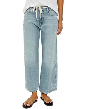 Rails Angeleno High Rise Drawstring Crop Jeans - Blue