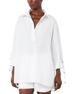 Max Mara Mxmadorni Oversized Blouse - White
