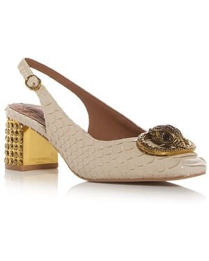 Kurt Geiger Chelsea Slingback Pumps - Natural