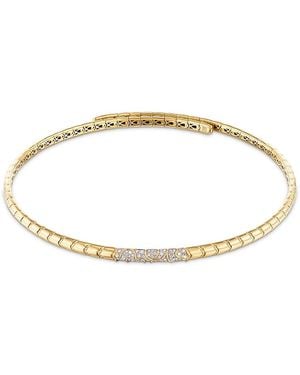 Marina B Titanium & 18K Ondine Diamond Pave Choker Necklace, 14.47 - White