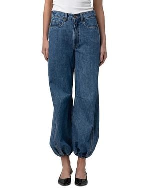 Blank NYC Cotton Denim Balloon Jeans - Blue
