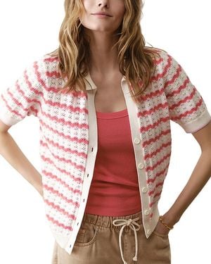 Marine Layer Piper Knit Resort Shirt - Red