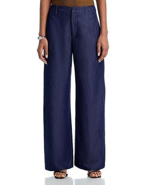 Aqua Denim Pants - Blue
