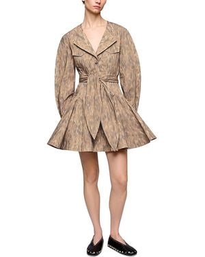 Ganni Shirt Dress - Natural