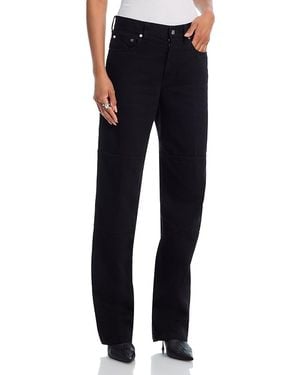 Helmut Lang Zipper Back Carpenter Jeans - Blue