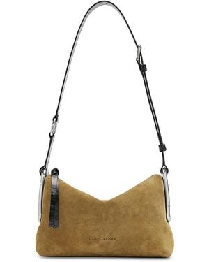Marc Jacobs Scene Medium Suede Shoulder Bag - Metallic