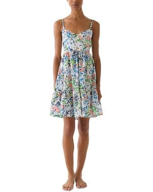 Kate Spade Cover-Up Mini Dress - Blue