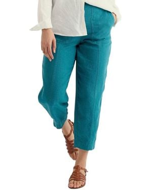 Seasalt Cornwall Saltings Capri Pants - Blue