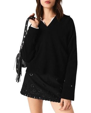 Maje Migona Sweater - Black