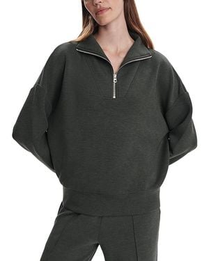 Varley Hawley Half Zip Sweatshirt - Black