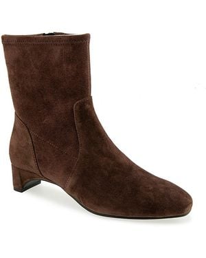 Gentle Souls Namaste Suede Ankle Boots - Brown