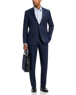 Canali Sienna Impeccable Tonal Stripe Regular Fit Suit - Blue