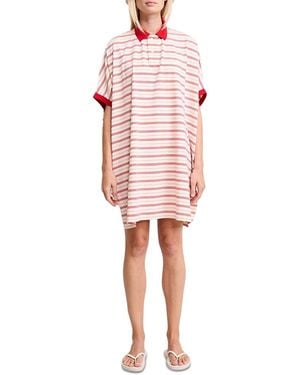 Denimist Polo Shirt Dress - Pink