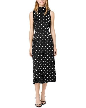 French Connection Ennis Satin Midi Dress - Black