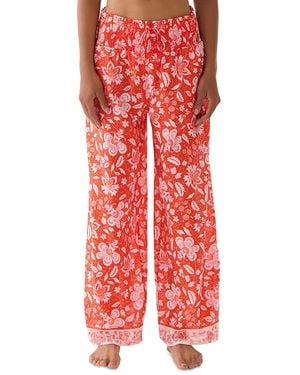 Kate Spade Wide Leg Cover-Up Pants - Red