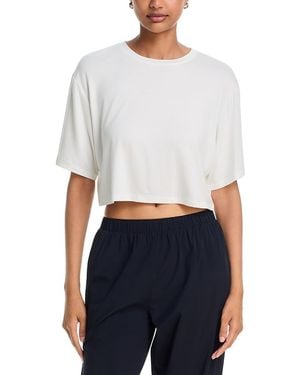 Splits59 Djuna Oversized Crop Jersey Tee - White