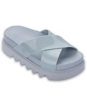 Melissa Cozy Cross Platform Sandals - Blue