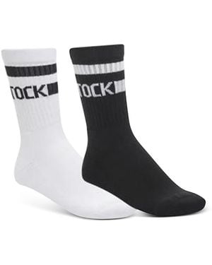 Birkenstock Stripe Socks, Set Of 2 - Black