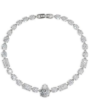 Nadri Everleigh Cubic Zirconia Flex Bracelet - White