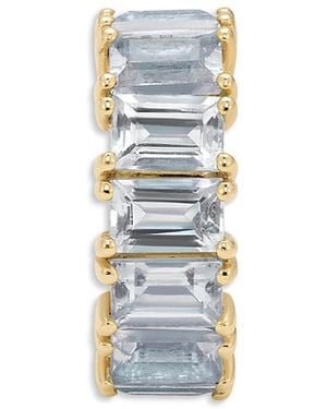 Adina Reyter 14K Aquamarine Baguette Big Bead Pendant - Blue