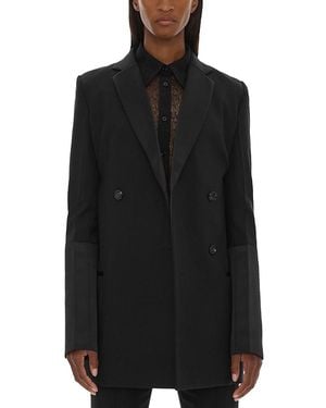 Helmut Lang Stretch Tuxedo Jacket - Black