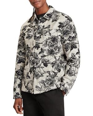 Ted Baker Mairis Jacquard Floral Jacket - Gray