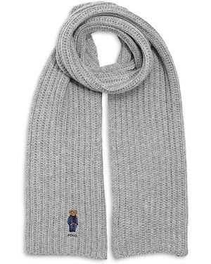 Polo Ralph Lauren Ralph Lauren Denim Bear Scarf - Gray