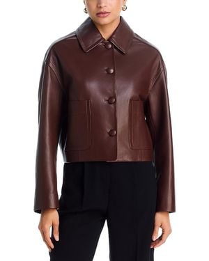A.L.C. A. L.C. Brooks Leather Jacket - Red