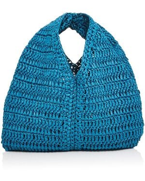 A.L.C. A. L.C. Simone Raffia Mini Bag - Blue