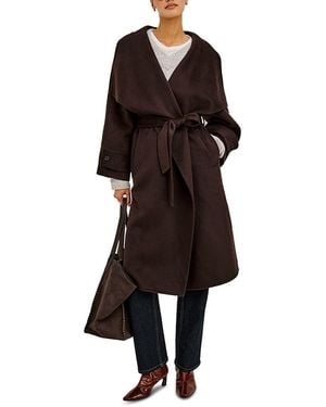 Rails Celeste Belted Wrap Coat - Black