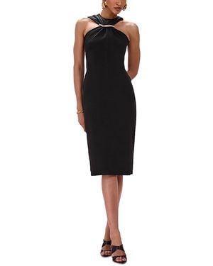 PATBO Siren Tricot Knit Dress - Black