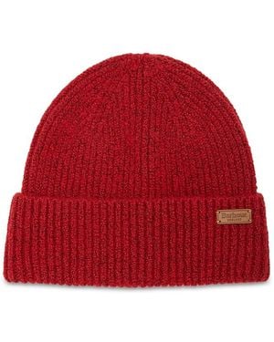 Barbour Pendle Knit Beanie - Red