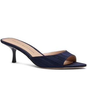 Stuart Weitzman Lexington 50 Mules - Blue