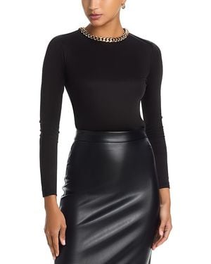 Generation Love Robin Chain Trim Top - Black