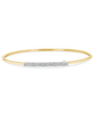 Phillips House 14K Diamond Bangle Bracelet - White