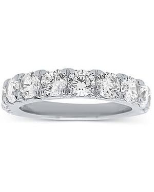 Bloomingdale's Fine Collection Luxe Collection Certified Lab Grown Diamond French Pave Band - White