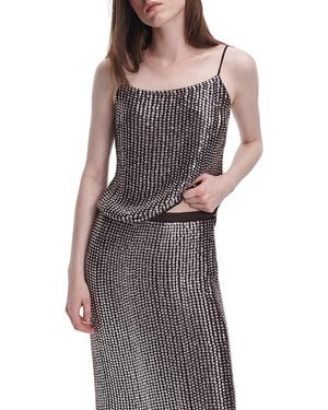 Rag & Bone Lili Beaded Tank - Brown