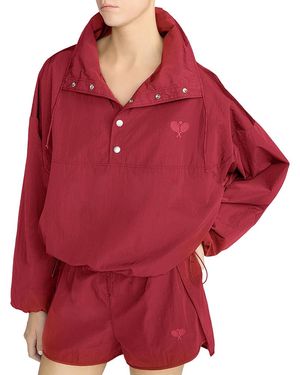 FRAME The Tennis Windbreaker - Red