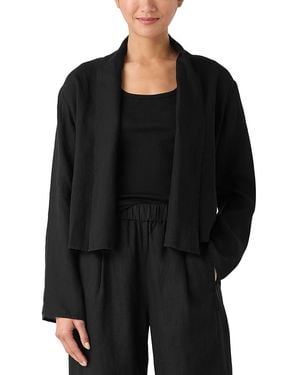Eileen Fisher Linen Jacket - Black