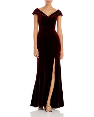 Aqua Velvet Gown in Green | Lyst Aqua Velvet Gown in Green | Lyst
